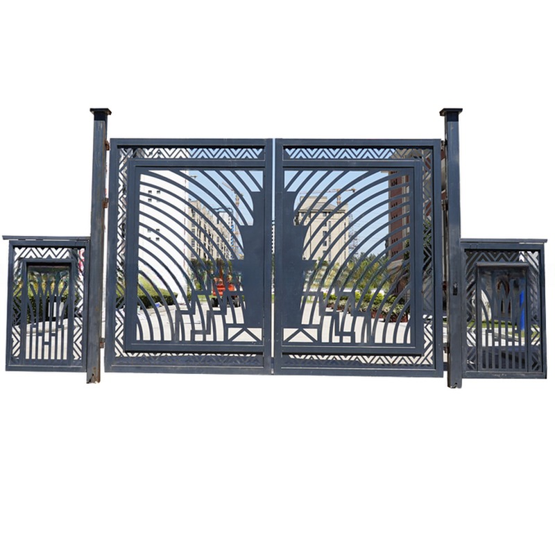 Australia Style Courtyard Wall Gate With Sliding Open Design Customizable Size