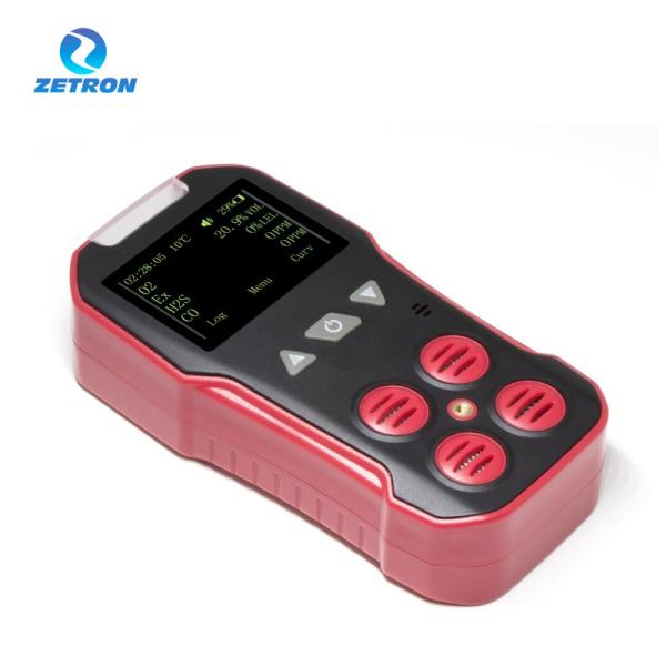China CD4 Zetron Diffusion Type Portable Multi Gas Detector CH4 H2S CO O2 For Mining Use on sale