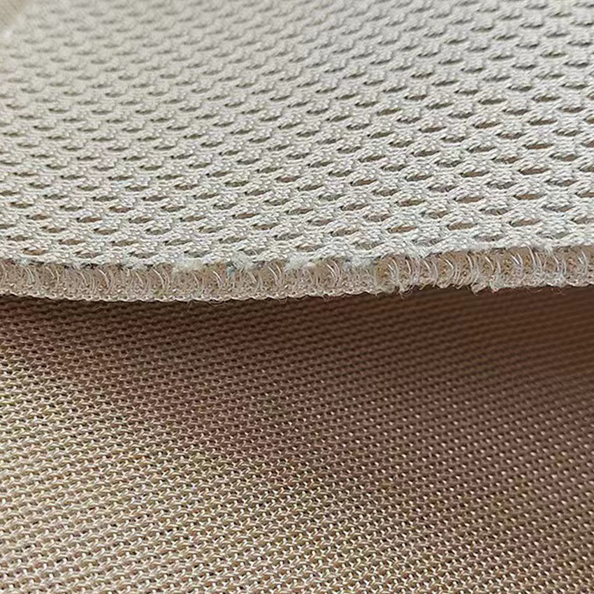Breathable Knitted 3D Mesh Fabric 3D Space Mesh 100% Polyester 600GSM