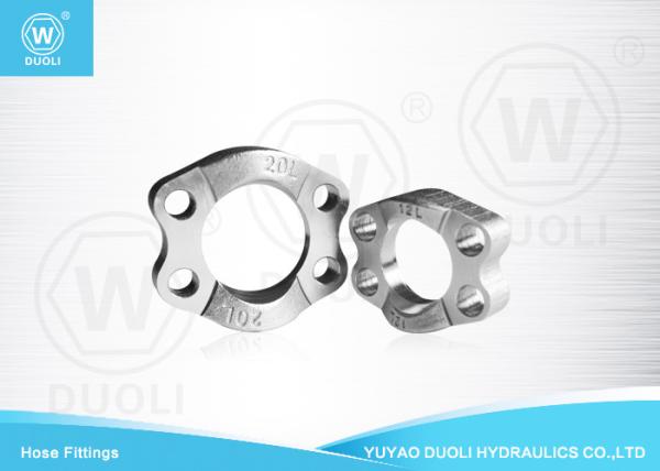 SAE J518 Split Flange Clamp Hydraulic Fittings High Pressure ISO 6162 Carbon