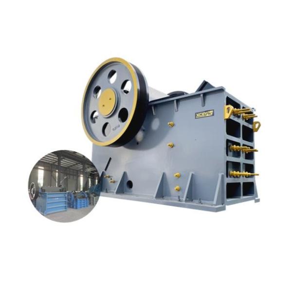 65-486 TPH Throughput Jaw Rock Crusher Equipment Wear Resistant Material