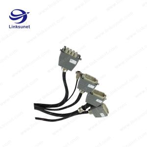 HARTING 25PIN AL grey connector add M32 GLAND Cabinet connecting wire harness