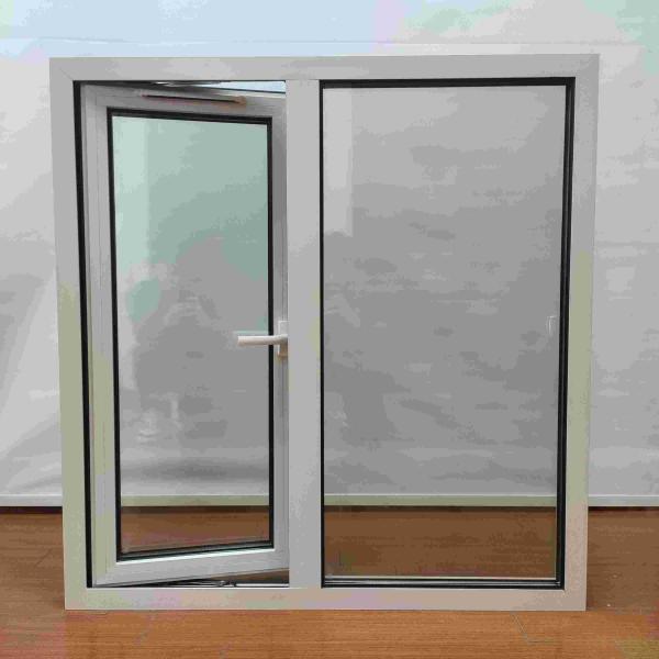 Surface Mounting Aluminium Glass Window White Aluminum Casement Window