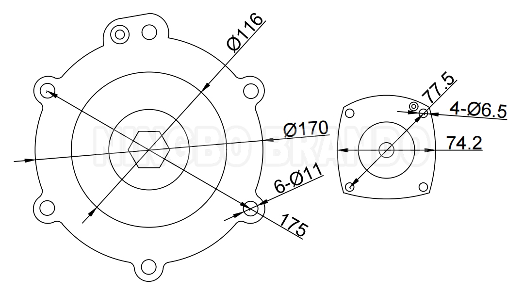 M75 Set Dimension