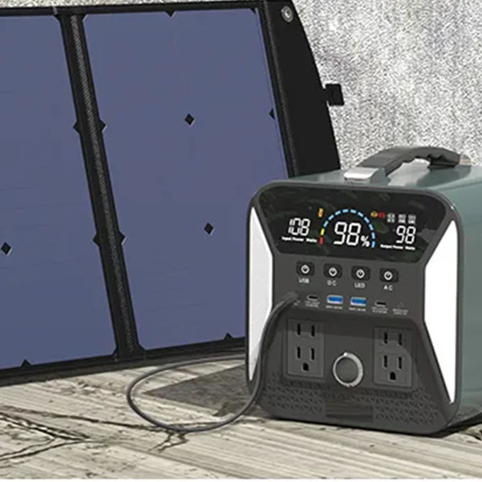 Dc Ac 500W 600w 1000W Lithium Battery Bank Portable Power Station Quick Charge Support 4