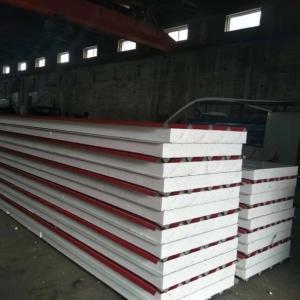 China Soundproofing Polystyrene 75mm EPS Sandwich Panel Building Material on sale