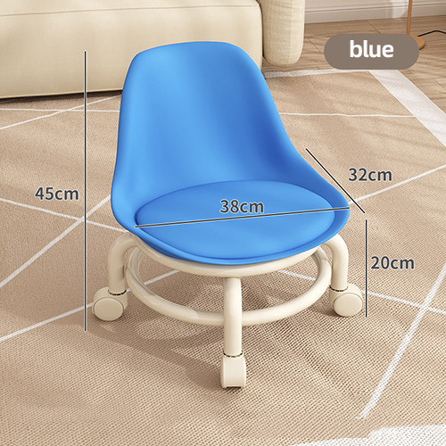 Quality Kids' Rotating Low Stool With Back  Detachable Design Rolling Low Stool for sale