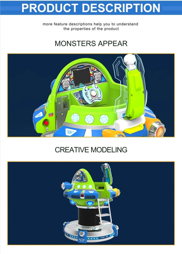 Swing Kiddie Ride Game Machine Indoor Amusement Equipment OEM ODM