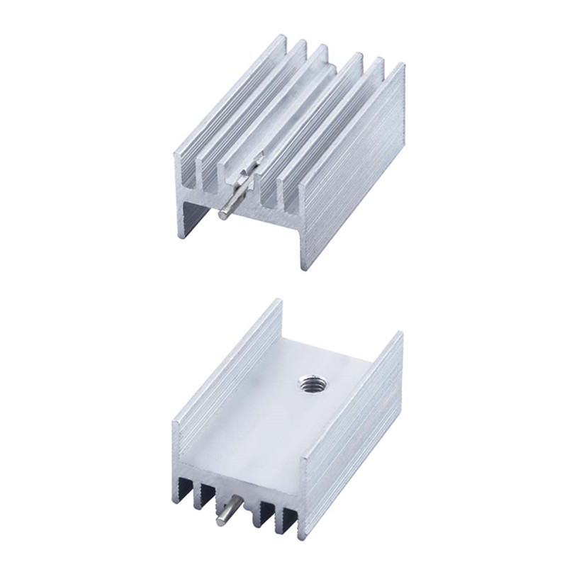 Triode Pcb Chip Board Electronic Heat Sink Aluminum Profiles For Mos Tubes