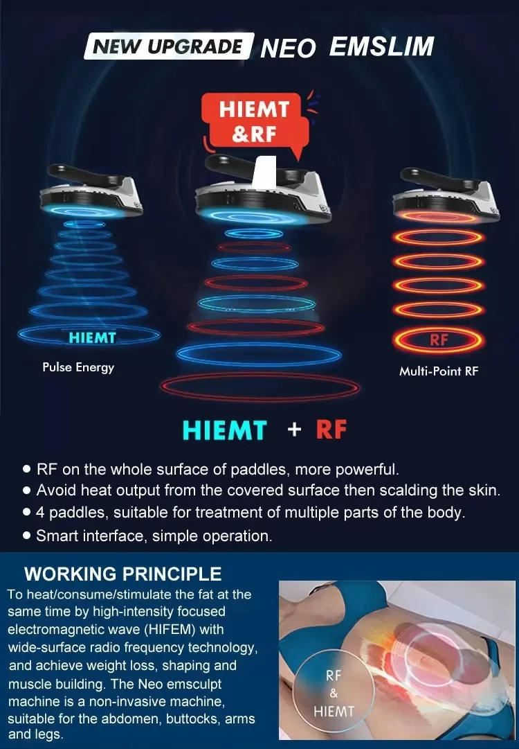 Body Muscle Sculptinging Machine Inner Ball Roller Neo RF Muscle Stimulator