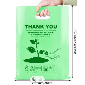 China Custom Compostable Biodegradable Shopping Bags 1LB / 2LB / 5LB on sale