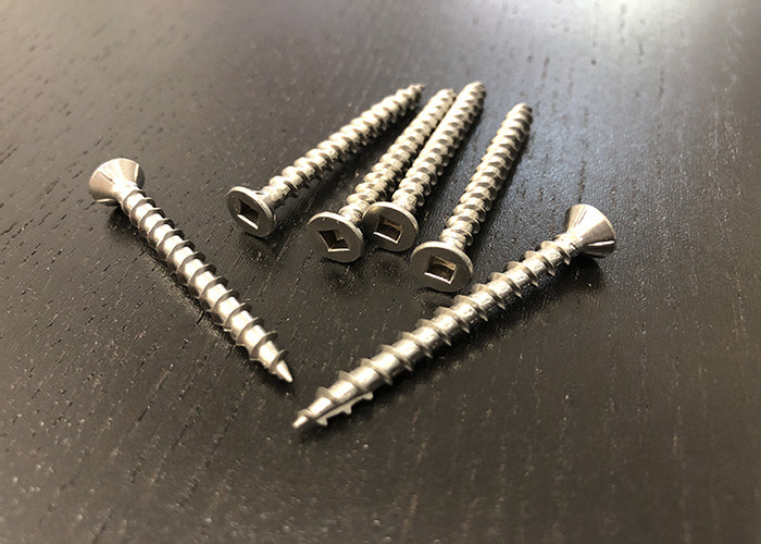 10G X 45mm Wood Deck Screws #2 Square Drive Type 17 304 Stainless Steel Timber Screws
