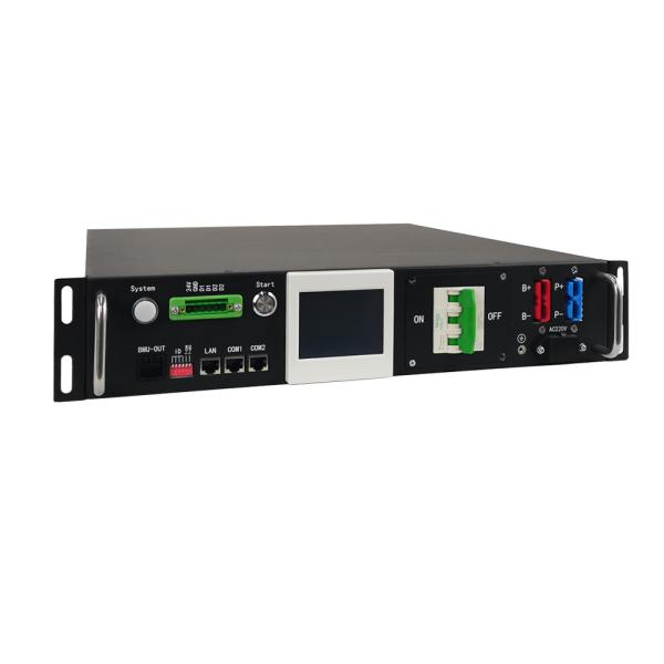 192V/60S High Voltage BMS 50 Amp 2U Battery Management System For Energy Storage