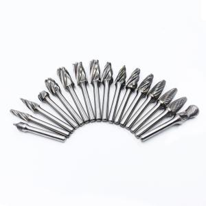 10PCS Carbide Burrs Set 1/4 Inch Tungsten Burrs with 6mm Shank for Cutting Tooth