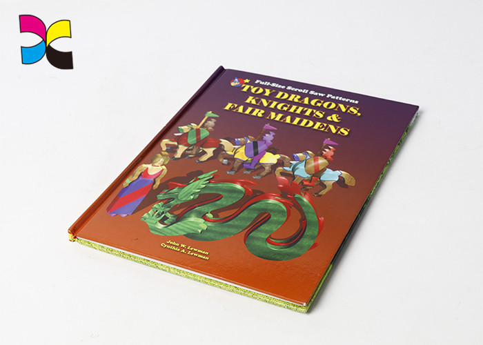 Sewing Binding Hardcover Cookbook Printing , Coloring Recipe Book Printing Service