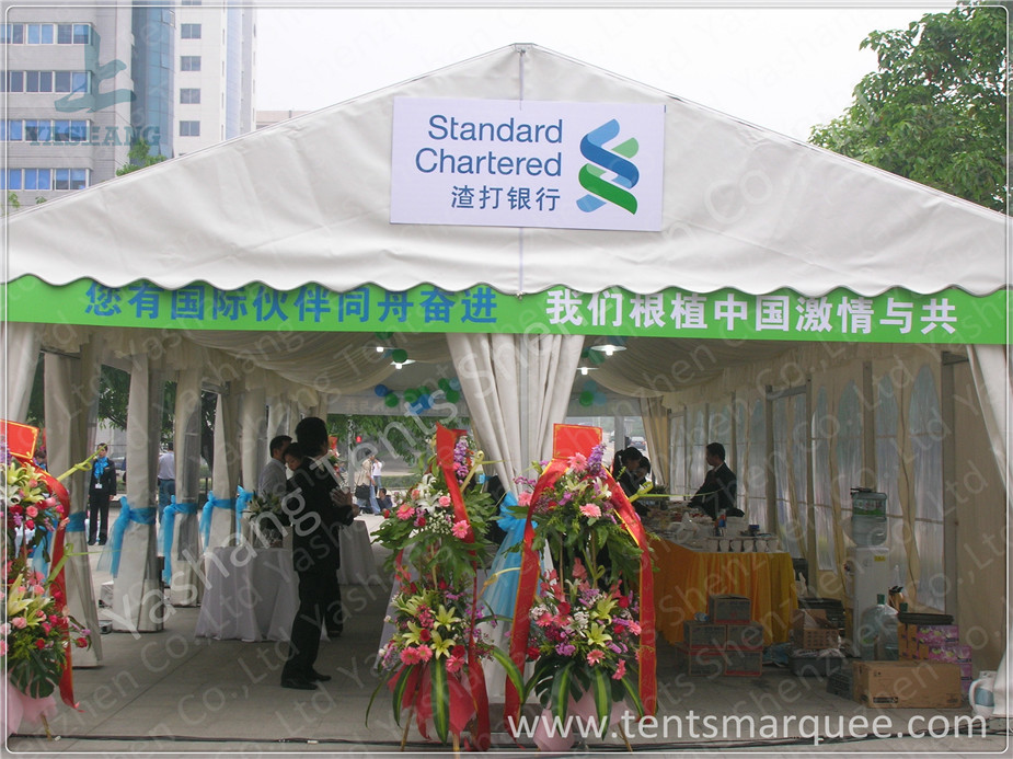 Standard Chartered Big Commercial Tents For Outside Events , Custom Made