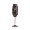 Buy cheap Stainless Steel Champagne Flutes Glass Metal Black Plated Wine Glasses for from wholesalers