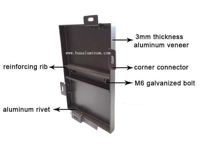 1.5m Aluminium Solid Panel , Sound Insulation 2mm Thick Aluminium Sheet