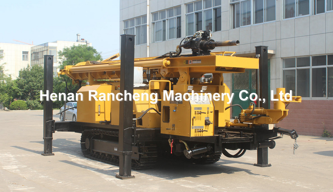 800m Geotechnical Hydraulic Crawler Drilling Machine For Geothermal Air Conditioning