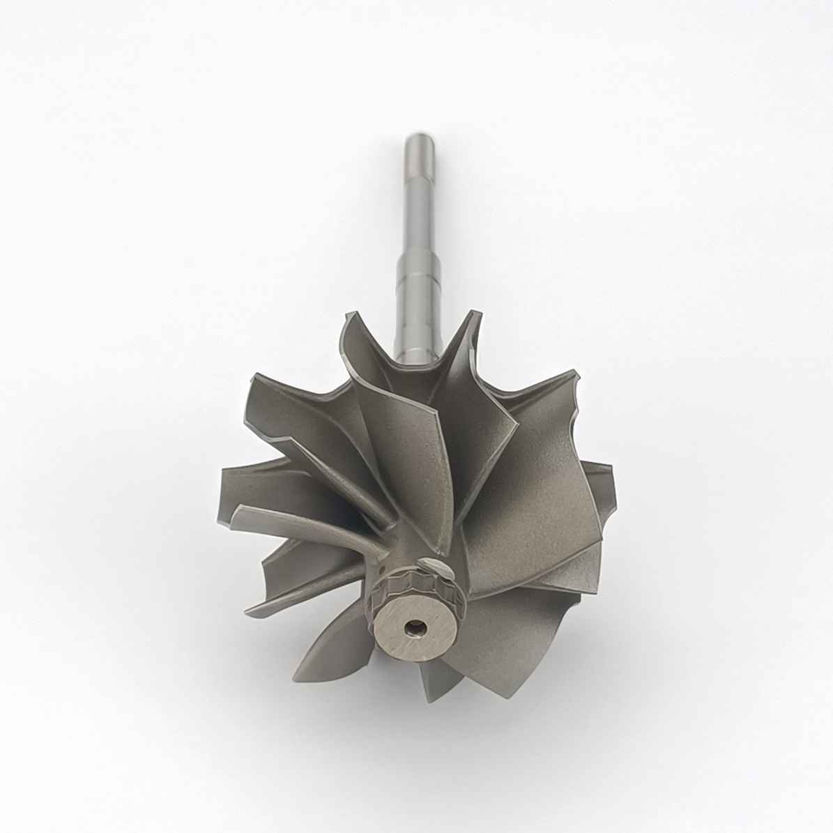 MS-TECH GT30R Turbine Wheel Shaft 452584-6 713036-0002 Ind 60mm Exd 55mm Blades5+5 for Turbo Upgrades