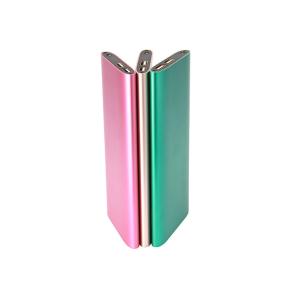 Ultra Thin Slim Metal Power Bank 10000mAh With Color Printing Logo