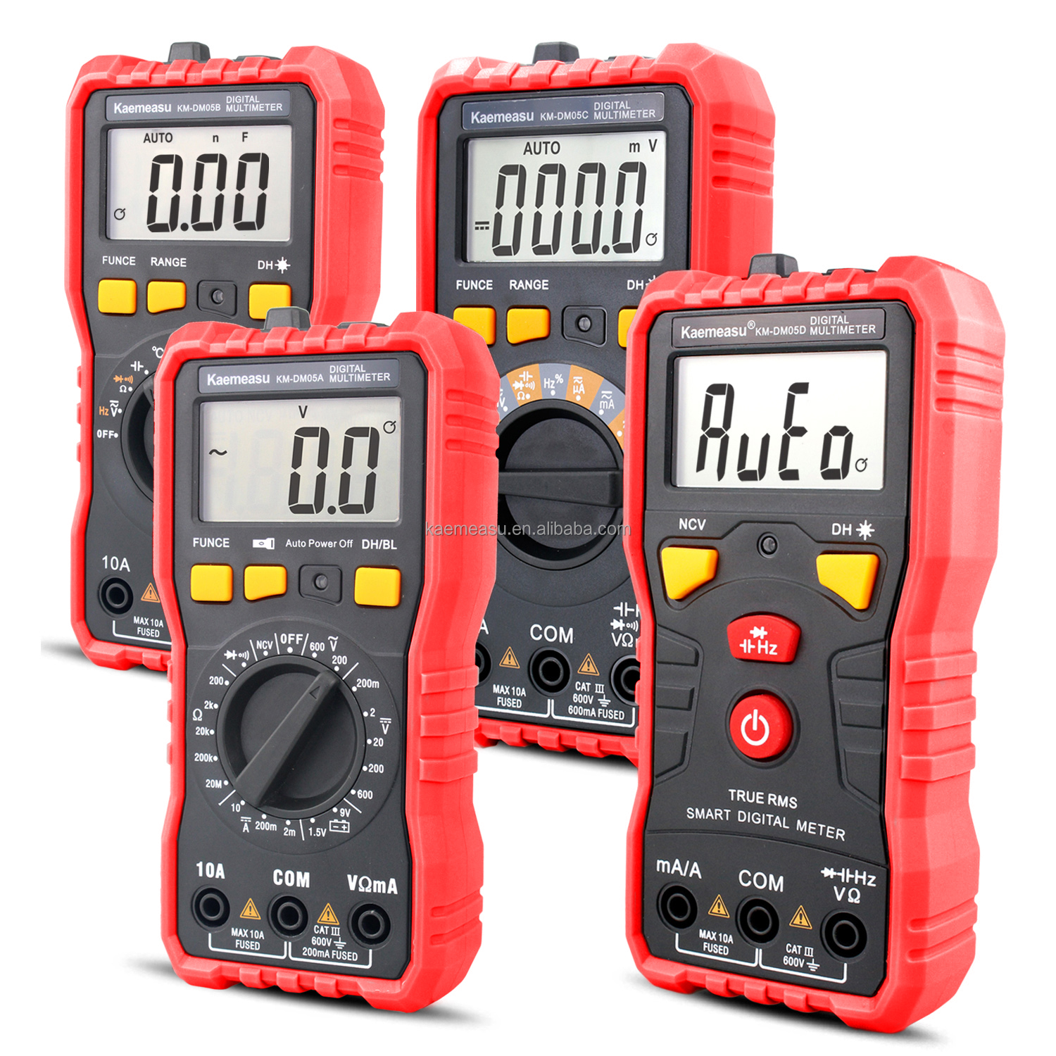 Mini multimetro DC AC Voltage Current Ohm Temperature T-rms Teste High Precision Smart Electrician Digital Multimeters Price