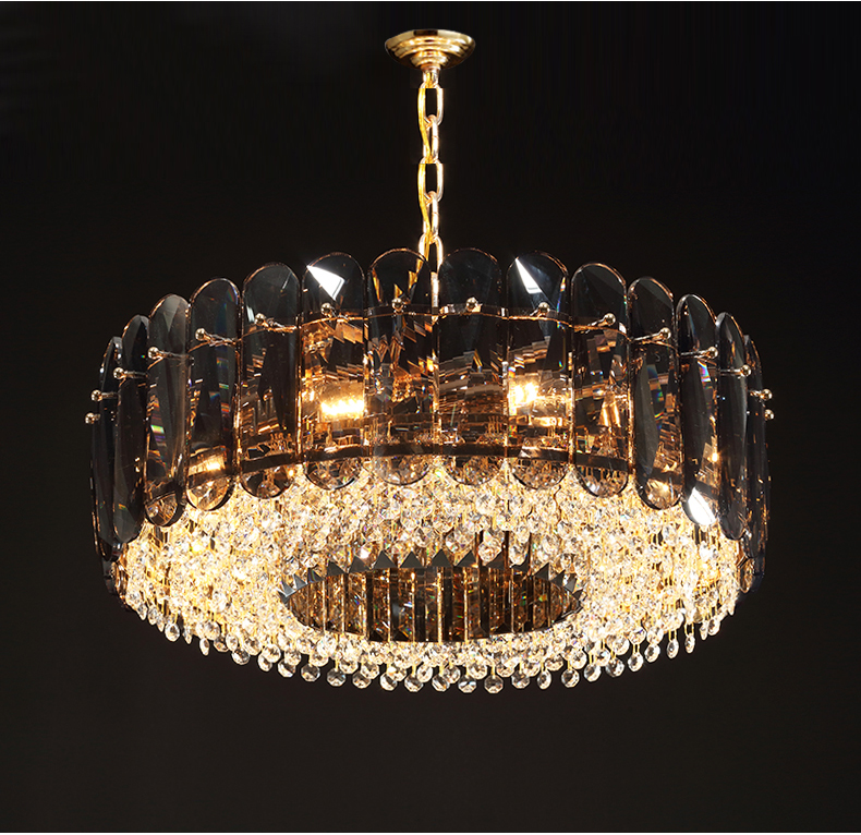 Led Crystal Chandelier For Living Dining Room Round Rectangle lounge lights(WH-CY-224)