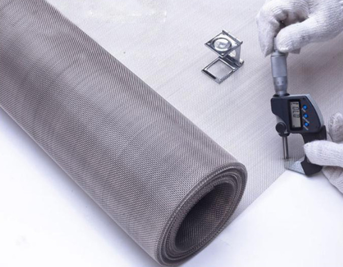 Customized 304l Stainless Steel Wire Mesh Filter Twilled Dutch Weave Up To 4000mm