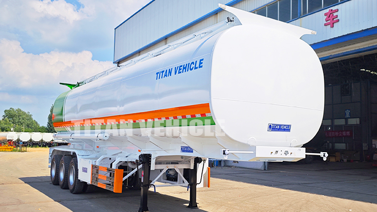 TITAN 3 Axle 42000 liters Diesel Water Oil Fuel Tanker Trailer for Sale in DR Congo