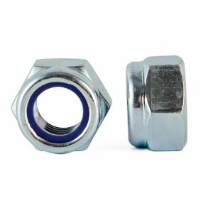 M16 CL 8 Galvanized Nylon Lock Nuts DIN6924