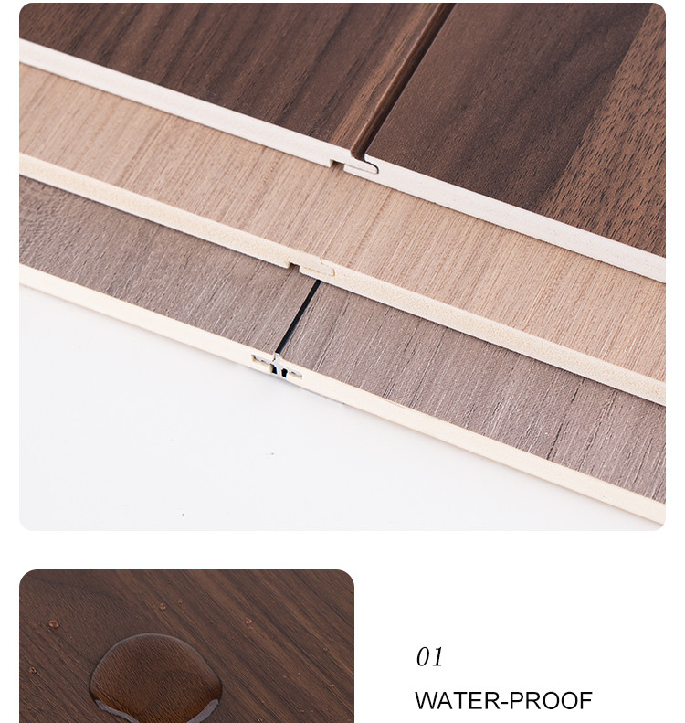 Hot Sale Fire And Moisture Resistant WPC Slotted Panel Wood Veneer Wall Panels