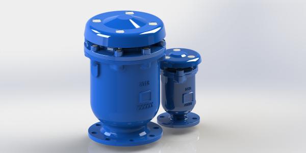 Threaded Flange Combination Air Release Valve Potable Water Pipe Fittings 50