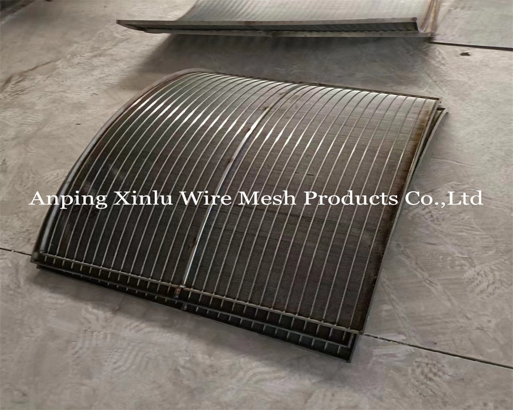 SS 304 304L Sieve Filter Screen Juice Processing Static Wedge Wire Screen