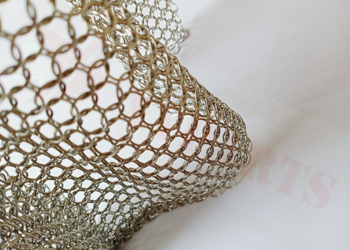 Stainless Steel 1.2x12mm Metal Ring Mesh For Discos Decoration