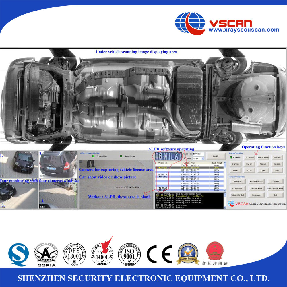Patented undercarriage inspection Bomb Contraband Searching System In Transportation Field