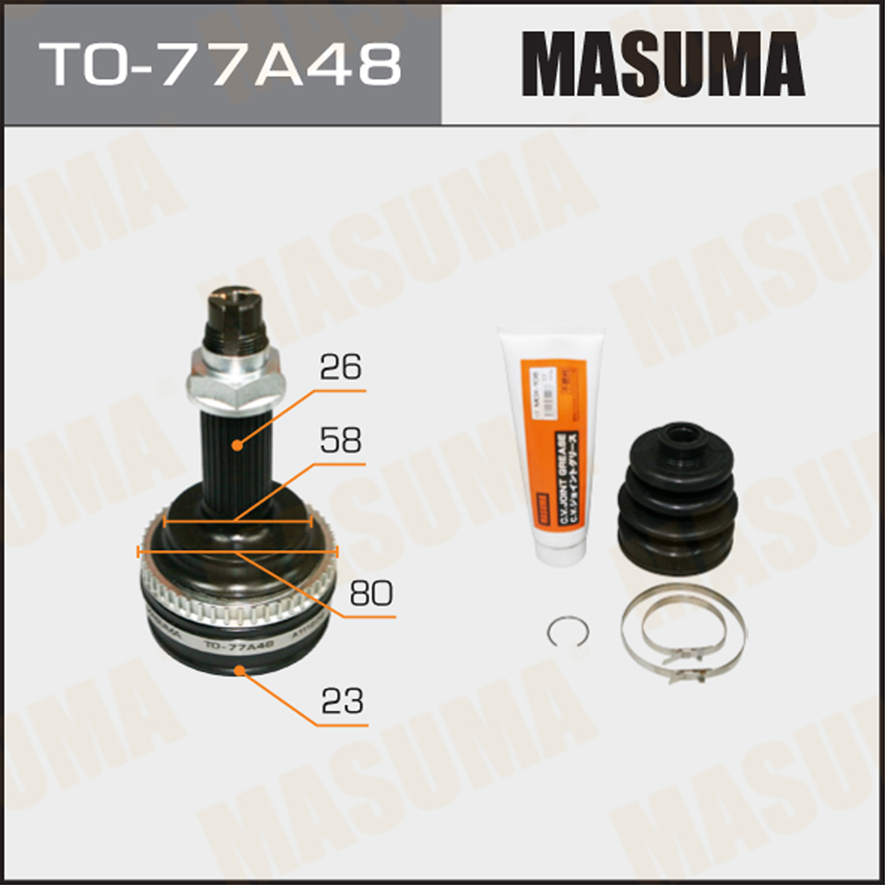 TO-77A48 C.V. Joint Kit CD53 43460-49175 43460-49175 43460-49385 for Toyota Corolla Axio