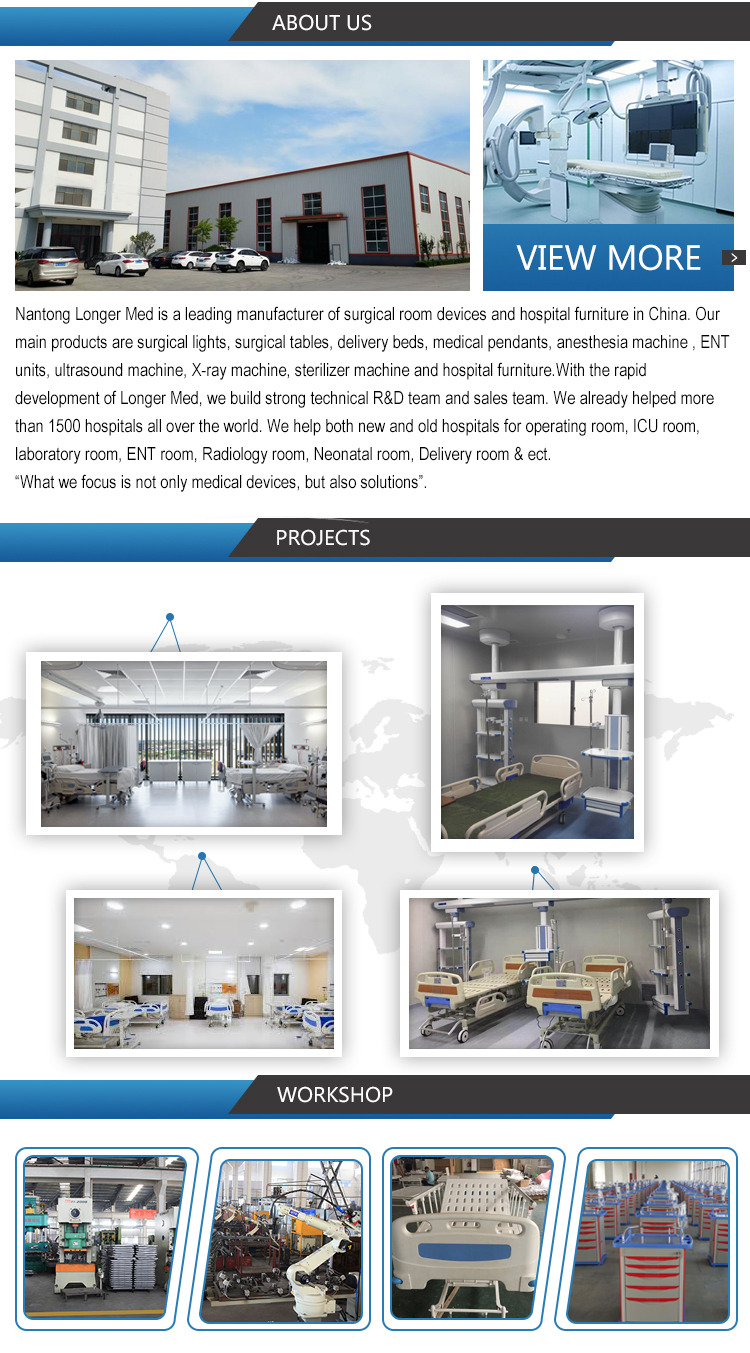 Economic Single Function Adjustable Medical Clinic Furniture Metal Folding Manual Patient Hospital Bed Manufacturers