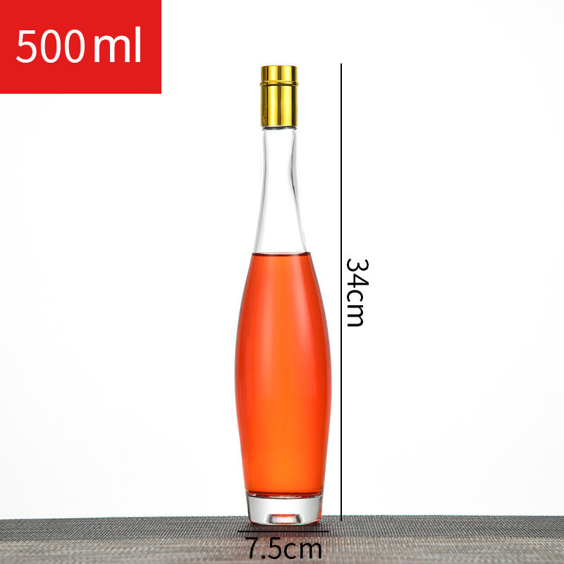 275ml 375ml 500ml Bowling Glass Whiskey Bottle With Corks