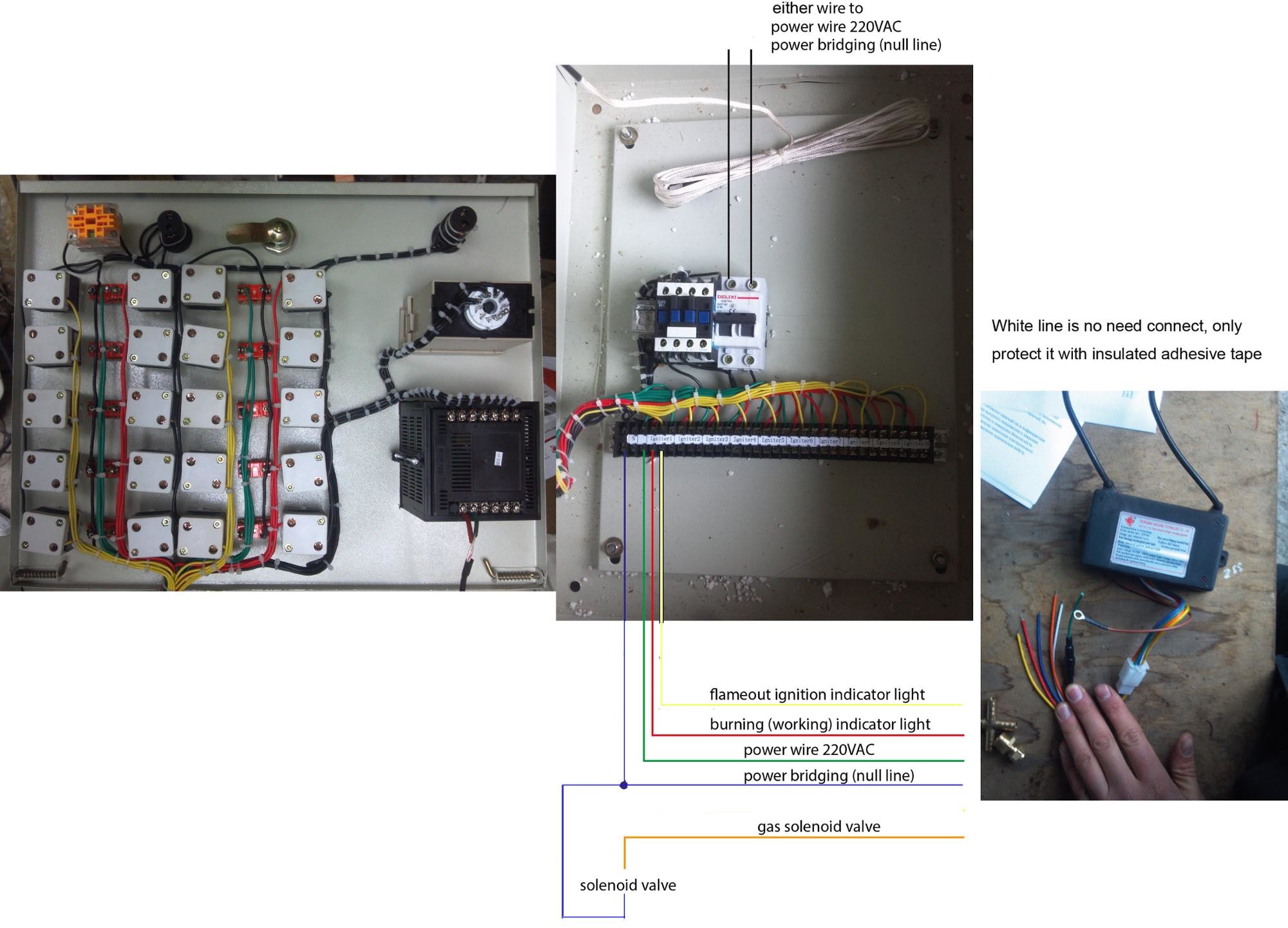 Electronic Pulse Gas Spark Igniter Controller AC110V AC220V For Gas Stove