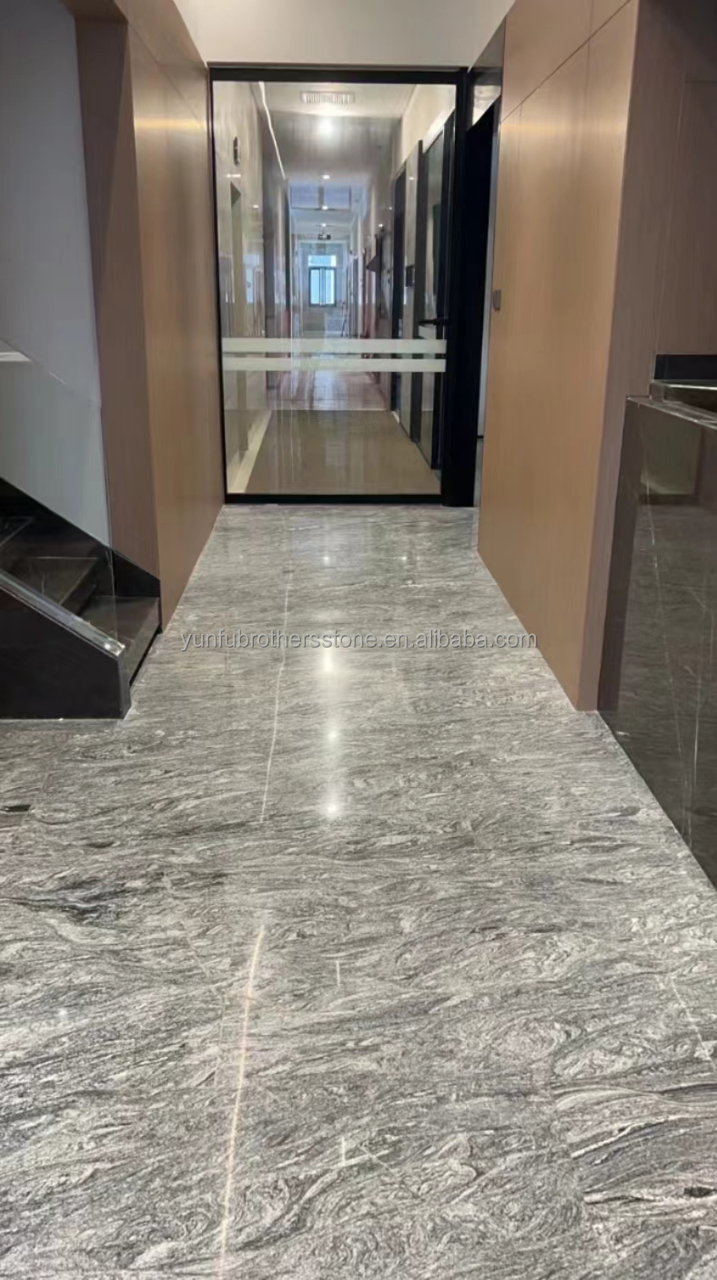 Natural Grey Granite Slab for Stairs and Floors A Modern Twist on Natural Fantasy
