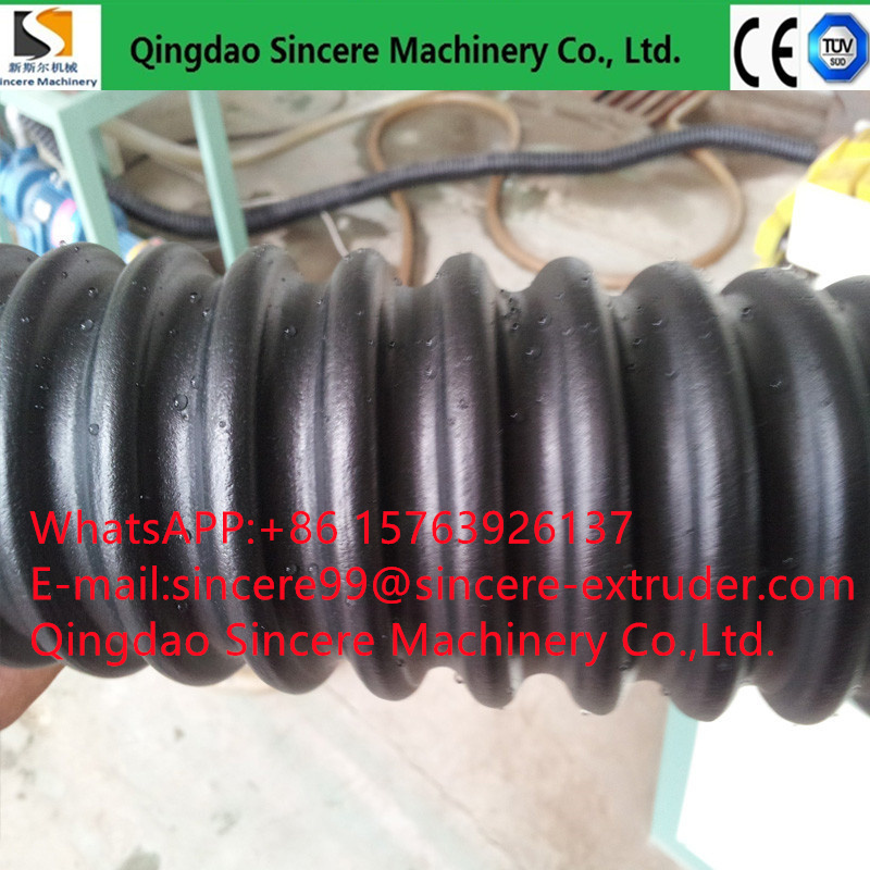 HDPE PVC Carbon Plastic Pipe Extrusion Line Corrugated Conduit Manufacturing Machine