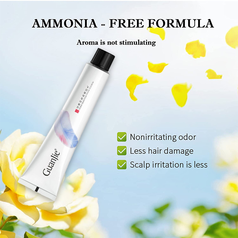 Professional Hair Dye Cream For Salon Treatment Milbon System Low Ammonia Product