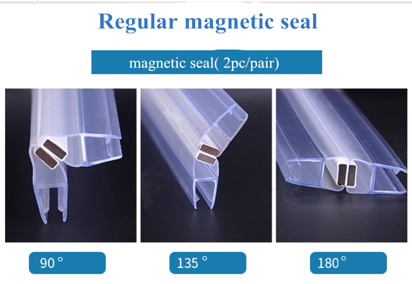 Modern Design Style Hotel Frameless Shower Door Bottom Seal for Water Barrier Creation