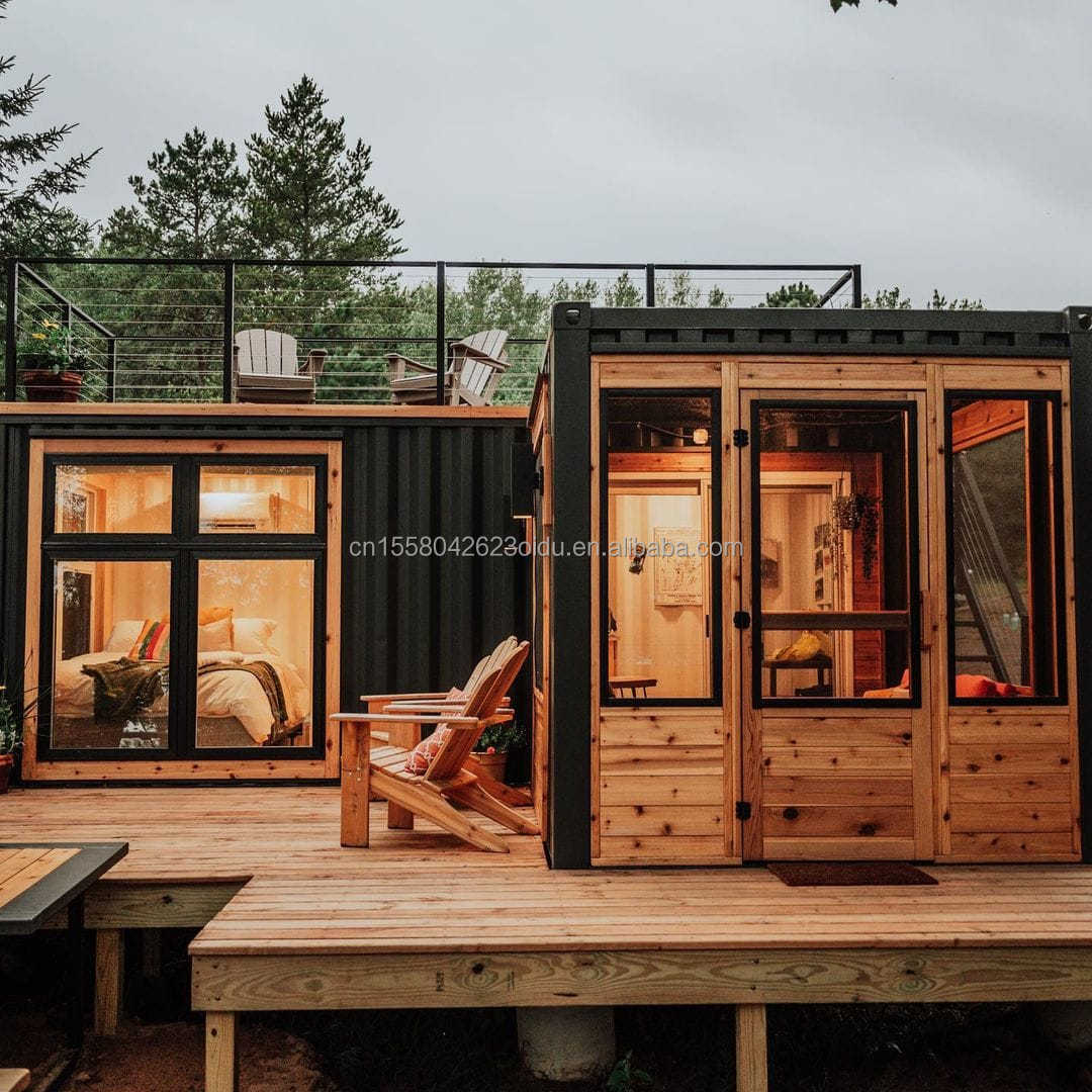 Spacious 20 Foot Modular Luxury Prefabricated Mobile Residential Flat Package Garden Container Bedroom for Family House