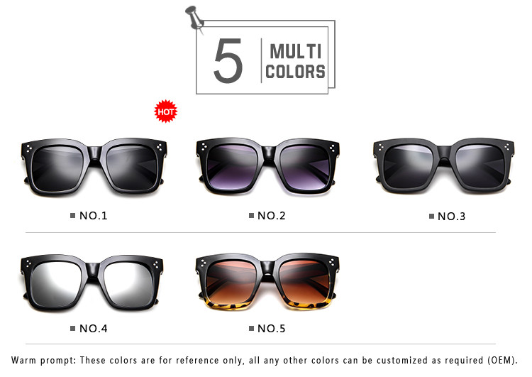 Brand Designer Retro Square Womens Hot Sale Sunglasses 146MM