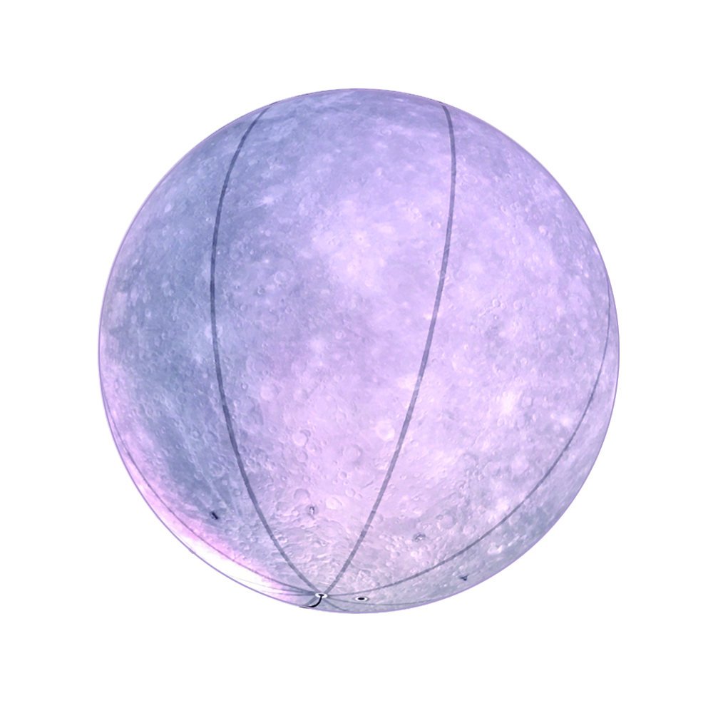 Helium Inflatable LED Light Round Dvertising Air Moon Balloon