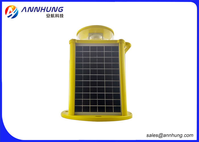 20W DC12V Red Flash Solar Obstruction Light Medium-intensity Type B for Wind Turbinebridge