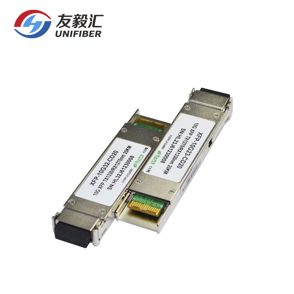 XFP 10G LR 1310nm 10km Dual LC Optical Fiber Transceiver DDM