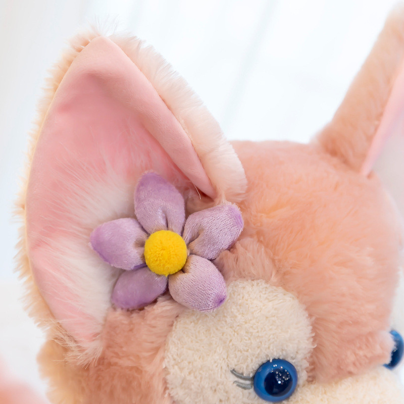 Custom 100% Polyester Plush Fox Toy With PP Cotton Filler