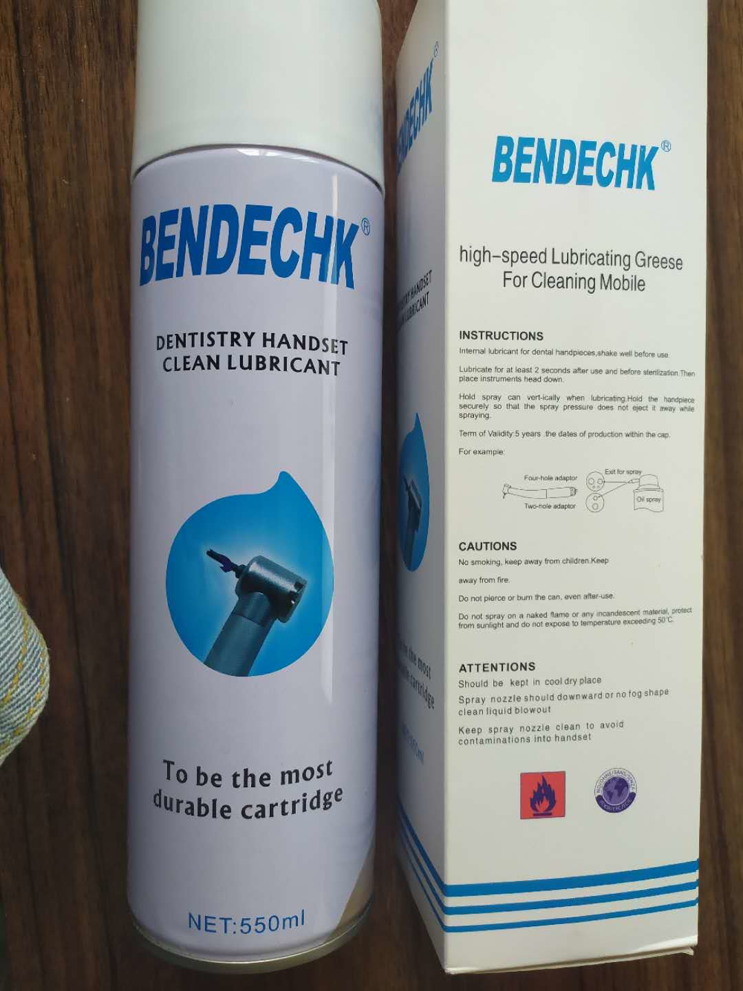 550ml Capacity Dental Handpiece Unit Maintenance Lubricating Oil ISO FDA